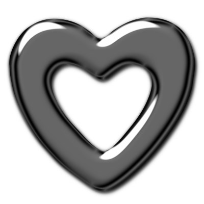 Gray Heart Image
