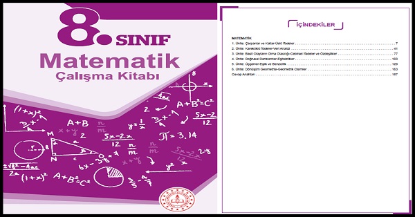 8.Sınıf Matematik Çalışma Kitabı (MEB) PDF İNDİR