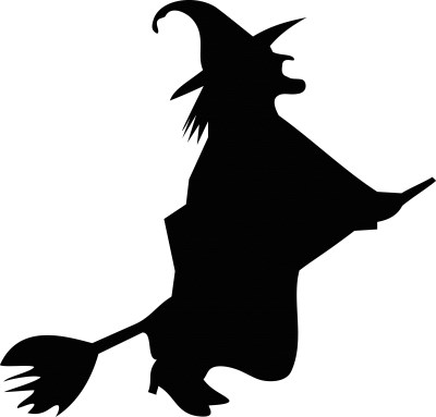 Witches on broomsticks