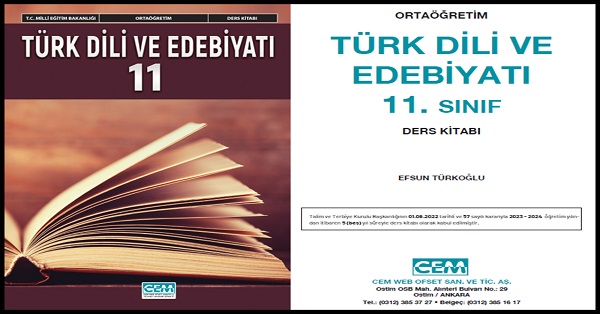 11. Sınıf Türk Dili ve Edebiyatı Ders Kitabı (Cem Yayınları) pdf indir