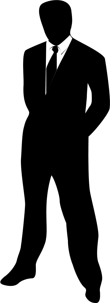 Silhouette of man 76