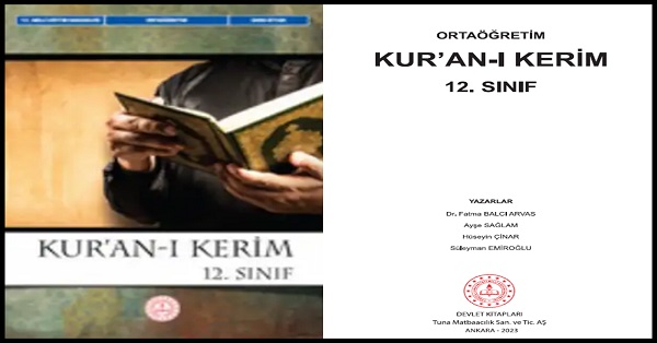 12. Sınıf Kur'an-ı Kerim Ders Kitabı (Seçmeli) (MEB - Yeni) pdf indir