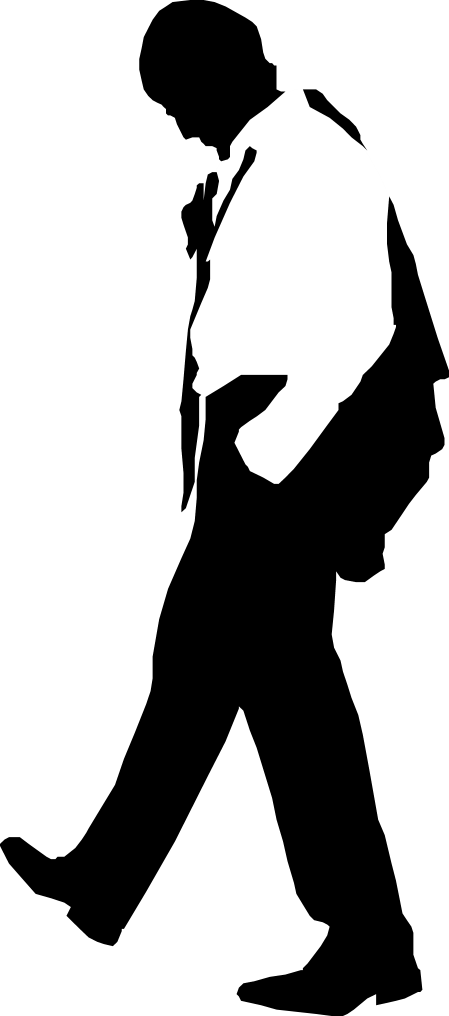 Silhouette of man 11