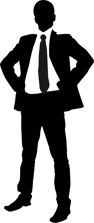 Silhouette of man 69