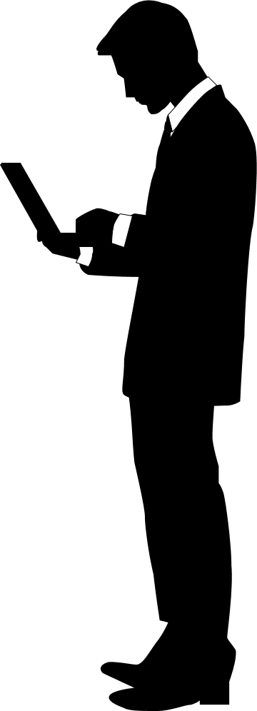 Silhouette of man 39