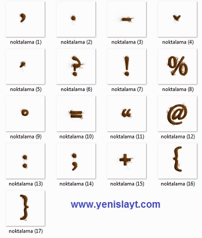 Math Symbols and Punctuation