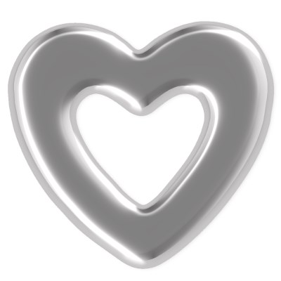 Gray Heart Image