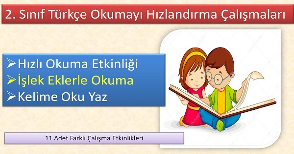 2. Sınıf Türkçe Okumayı Hızlandırma Çalışmaları