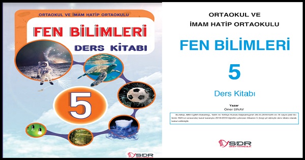 5.Sınıf Fen Bilimleri Ders Kitabı. (SDR Dikey) Yazar Ömer SİNAV PDF İNDİR