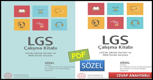 LGS Çalışma Kitabı SÖZEL. Cevap Anahtarlı (MEB) PDF İNDİR.