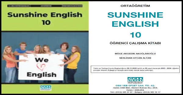 10. Sınıf İngilizce Çalışma Kitabı (Cem Yayınları) pdf indir