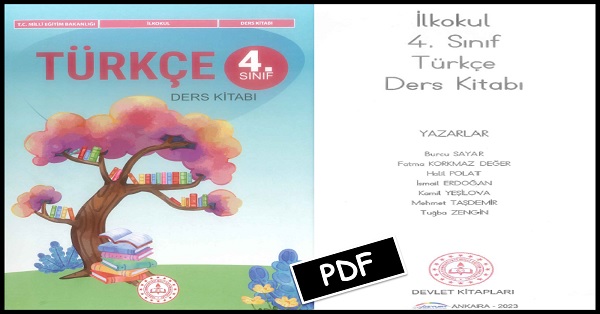 4. Sınıf Türkçe Ders Kitabı (Meb) PDF İNDİR  2023-2024