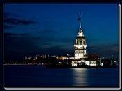 Kız kulesi ve tarihi İstanbul Türkiye