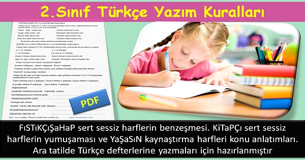 2. Sınıf Türkçe Yazım Kuralları