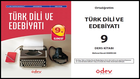 9. Sınıf Türk Dili ve Edebiyatı Ders Kitabı (Ödev Yayınları) pdf indir