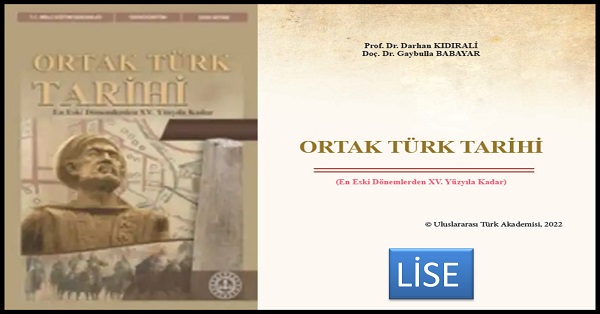 Lise Ortak Türk Tarihi Ders Kitabı pdf indir