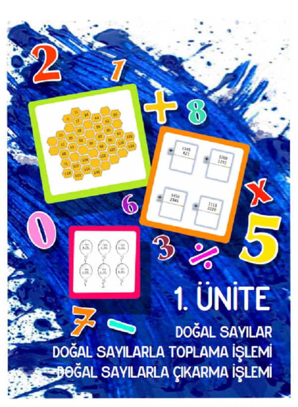 4.Sınıf Matematik Çalışma Kitabı 1. Ünite (MEB) PDF İNDİR