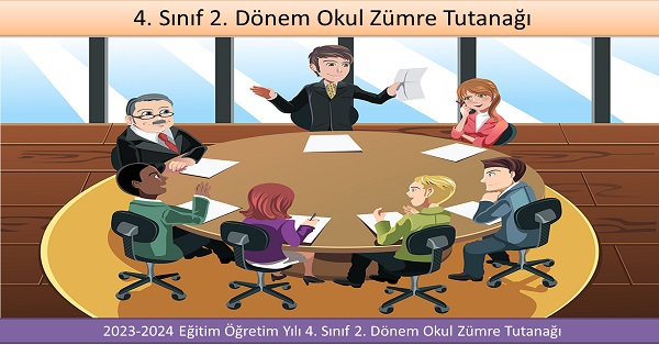 4. Sınıf 2. Dönem Zümre Toplantı Tutanağı